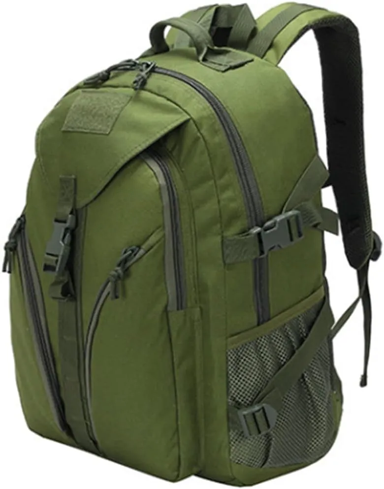 Eysee Oxford Cloth Backpack, Camping Hiking Backpack,Trekking Daypack,Outdoor Backpack, Green, 中号