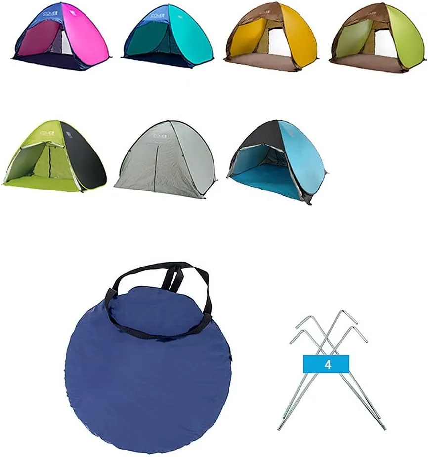 Family Tent Outdoor Fishing Hiking Picnic Tent Camping Tent Ultralight for 3-4 People Camping Outdoor Tent