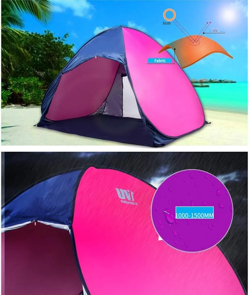 Family Tent Outdoor Fishing Hiking Picnic Tent Camping Tent Ultralight for 3-4 People Camping Outdoor Tent
