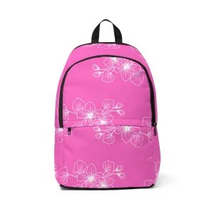 Fashion Backpack Waterproof Pink Floral 7022623
