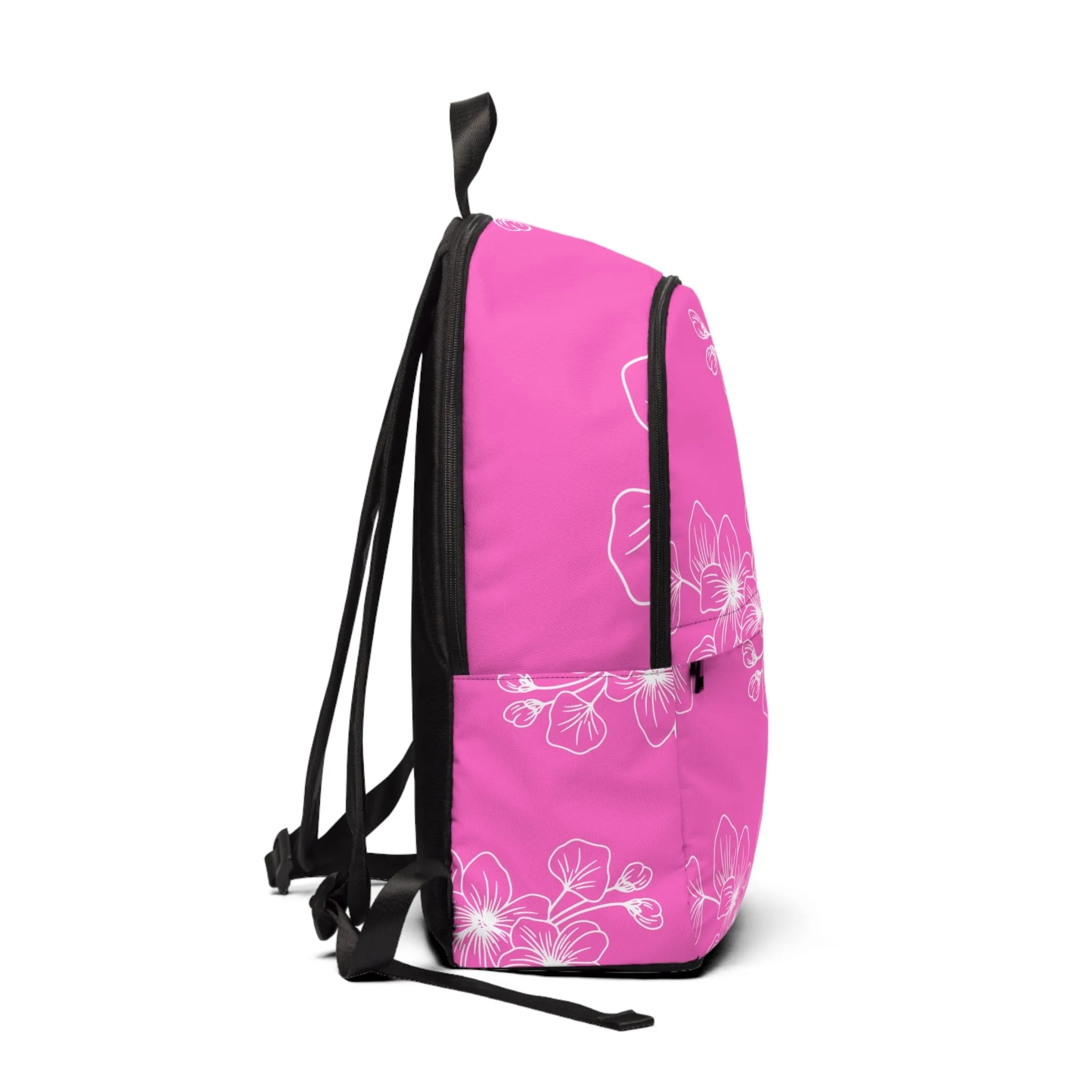 Fashion Backpack Waterproof Pink Floral 7022623