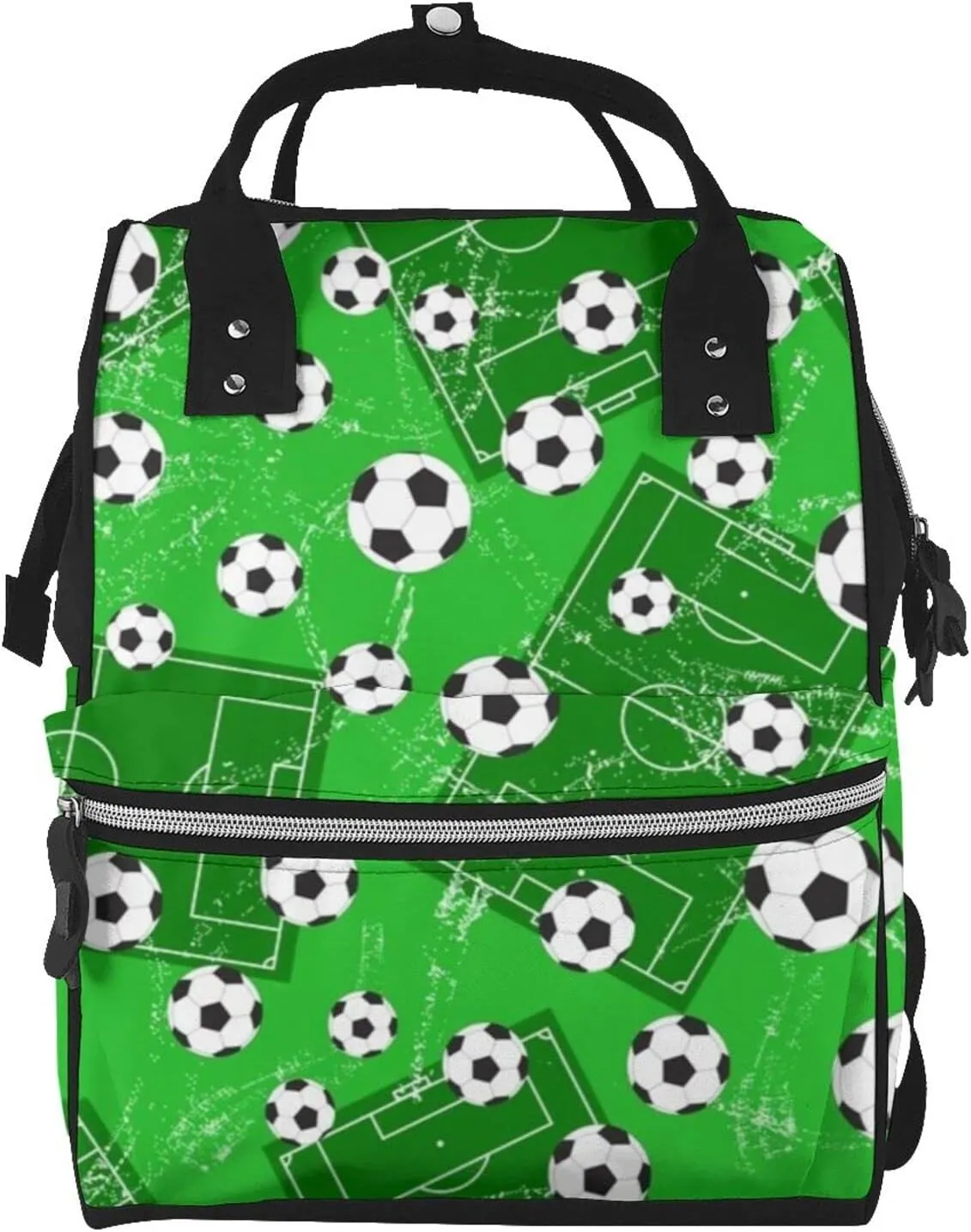 Fashion Diaper Bag Mummy Backpack Soccer Game Field Nappy Bag Large Capacity Baby Care Bags For Mom Dad
