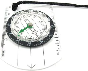 Fine Navigation Compass Outdoor Compass for Map Reading Lightweight Map Ruler Orienteering Compass for Survival Mountaineering or Hiking Durable