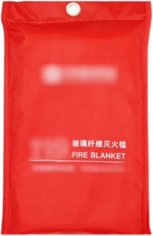 Fire Blanket Camping Emergency Blankets Hotel Dedicated Emergency Blankets, Fiberglass Material Fireproof Blanket, Escape Fire Suppression Blanket, Large Size (Color : White, Size : 78 * 78inches)
