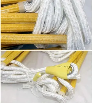 Fire Escape Ladder, Ladders,Rope Ladder Escape Escape Ladder Emergency Rope Ladder with 2 Hooks/Outdoor High Altitude Climbing Rescue Rope Ladder Outdoor Portable Construction Ladder/14M/46Ft