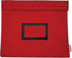 Fire Resistant and Water Repellent Document Bag, 14 x 11 Inch (Red)