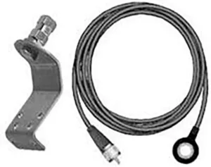 FIRESTIK Hood Channel Mount Stainless Steel w/18ft Fire-Ring Coax, Black, MK174