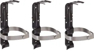 First Alert BRACKET2 Replacement Fire Extinguisher Bracket, 1 (Тhree Pаck)