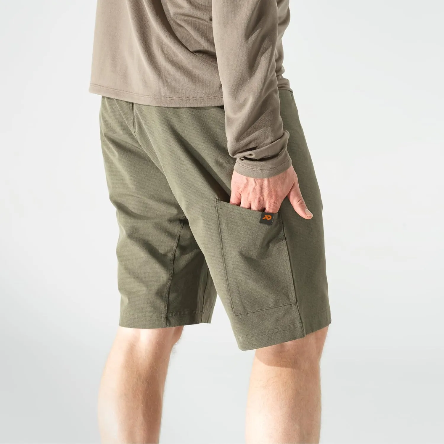 First Lite Men's Trace Short - Ultralight Breathable Hunting Shorts