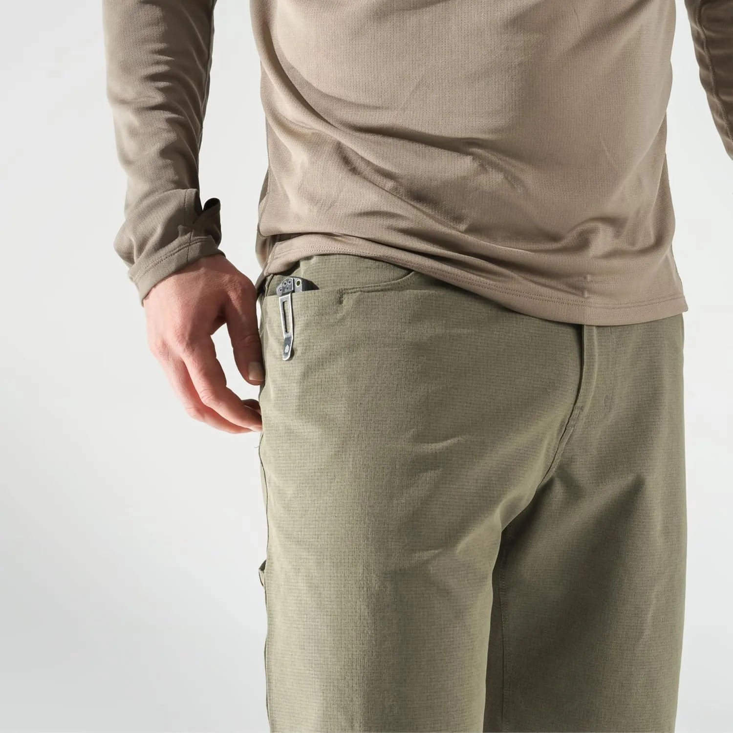 First Lite Men's Trace Short - Ultralight Breathable Hunting Shorts