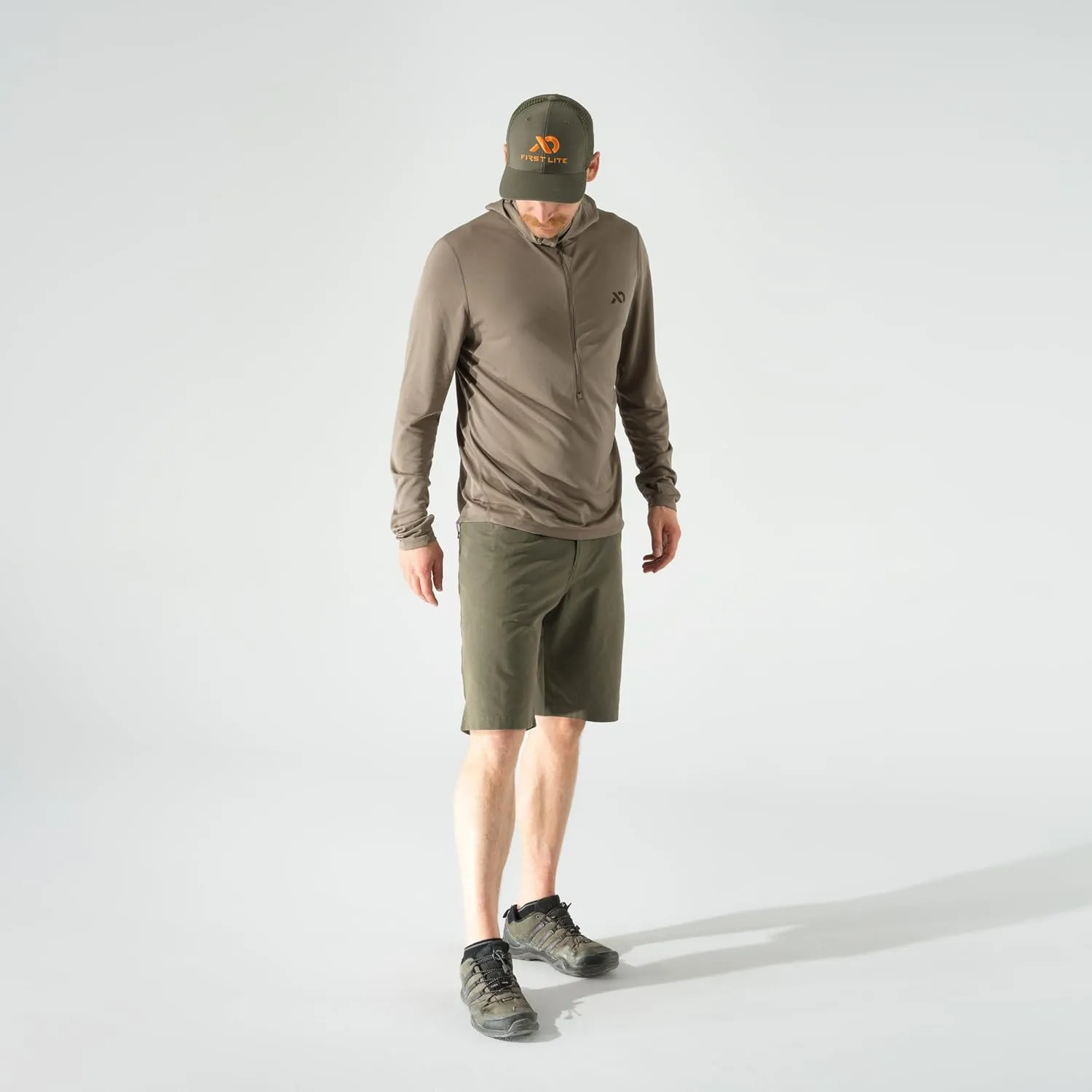 First Lite Men's Trace Short - Ultralight Breathable Hunting Shorts