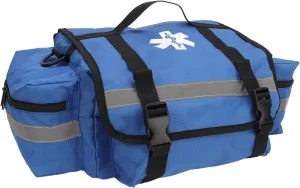 First Responder Bag Large Capacity Emergency Bag Fire Gear Bag with Shoulder Strap for Emergency Supplies Blue