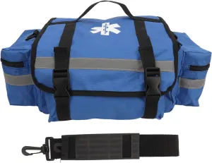 First Responder Bag Large Capacity Fire Gear Bag Emergency Supplies Blue for Camping Hiking