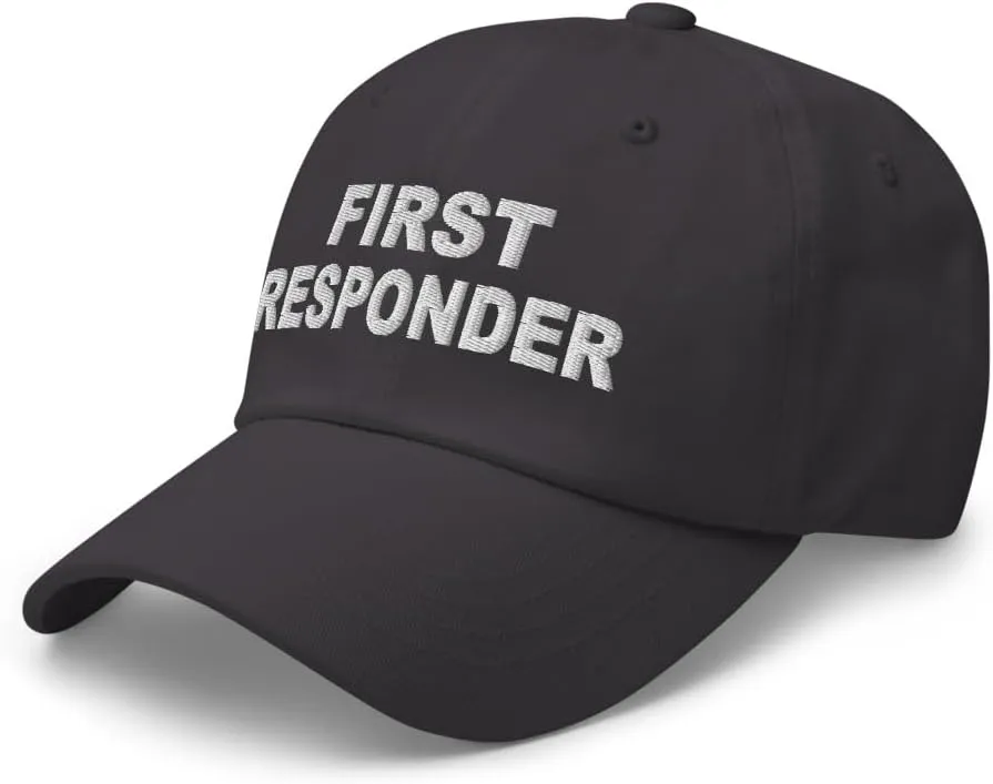 First Responder Baseball Cap EMS Emergency EFR Fire
