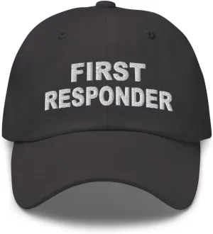 First Responder Baseball Cap EMS Emergency EFR Fire