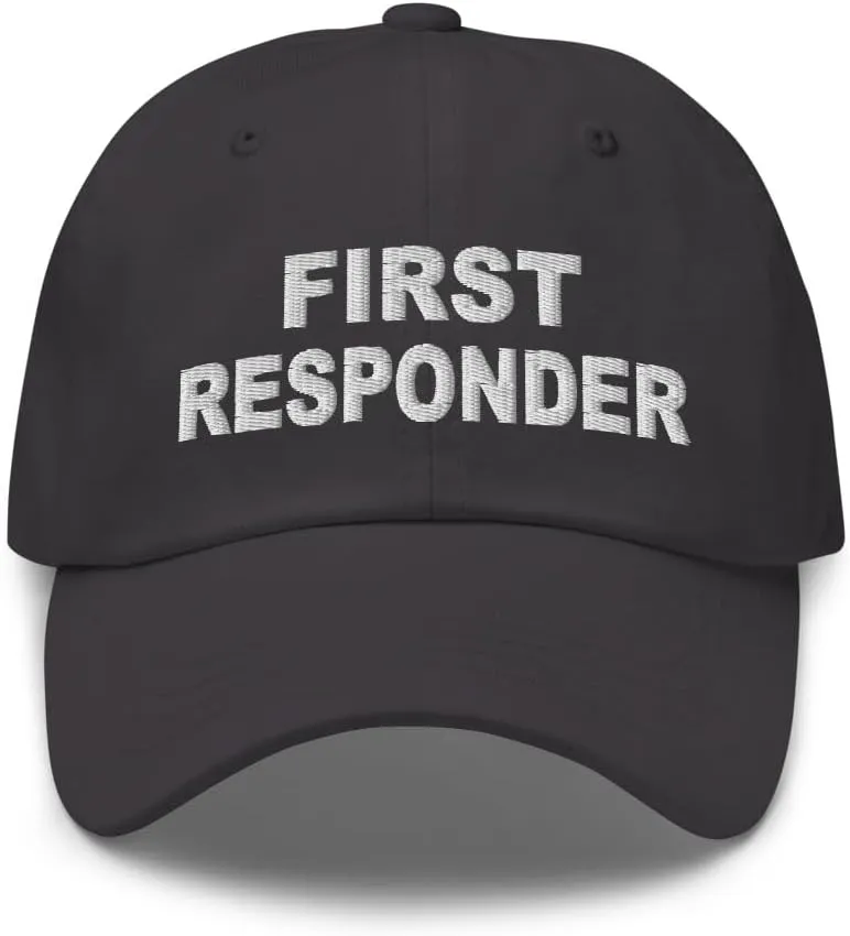 First Responder Baseball Cap EMS Emergency EFR Fire