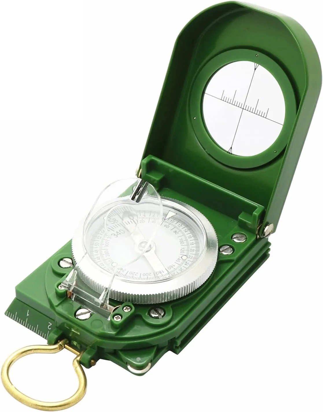 Five-Purpose Compass, Compass, Outdoor Compass,Survival Gear Standard Compass, Wild Navigation Solid Compass with Accuracy,Best Survival Gifts