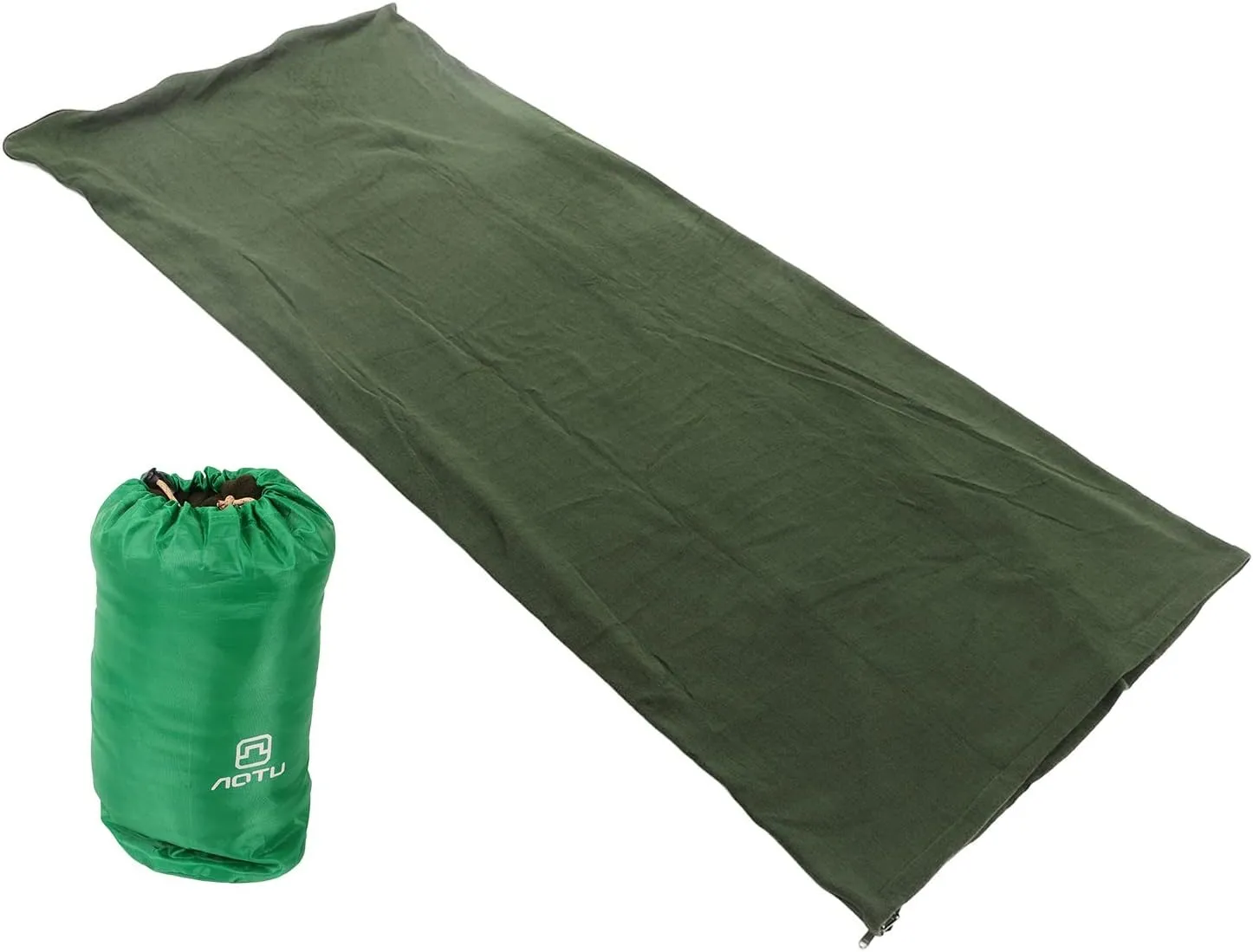 Fleece Sleeping Bag, Portable Travel Warm Sleeping Bag, Sleeping Bag Liner Ultralight, Travel Sleeping Bag for Adults Outdoor Camping Hiking Climbing
