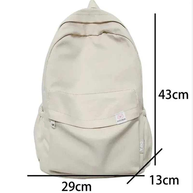 FlexPack Solid Color School Backpack