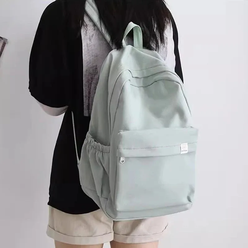 FlexPack Solid Color School Backpack