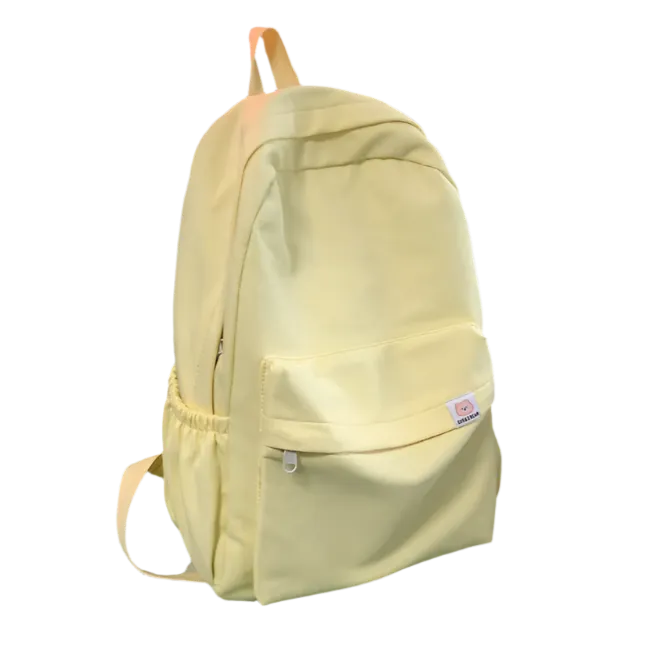 FlexPack Solid Color School Backpack