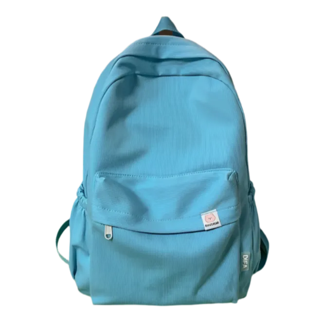 FlexPack Solid Color School Backpack