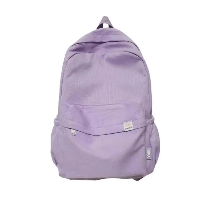 FlexPack Solid Color School Backpack