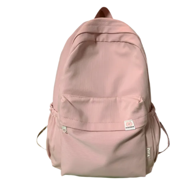 FlexPack Solid Color School Backpack
