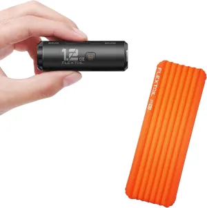 FLEXTAILGEAR Zero Pump 1.2 oz Portable Air Pump for Inflatables & FLEXTAILGEAR Inflatable Sleeping Pad