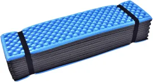 Foam Camping Mat, Folding Sleeping Pad, Outdoor Foldable Beach Mats, Camping Tent Sleeping Pad Waterproof Mattress for Yoga, Camping, Picnic (Blue)