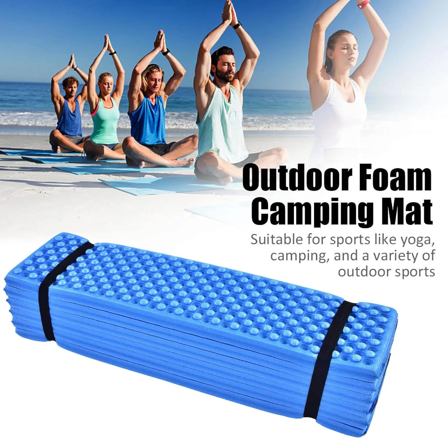 Foam Camping Mat - Sleeping Pad Waterproof Mattress Outdoor Sleeping Mat Ultralight Camping Pad Beach Mat Tent Sleeping Pad