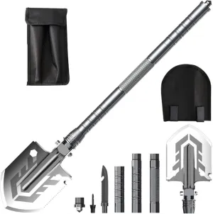 Folding Camping Shovel Outdoor Multitool Survival Equipment for Hiking Hunting Gardening Emergency