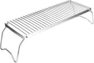 Folding Grill for Fireproof, Barbecue Stainless Steel Grid, Cooking Grill