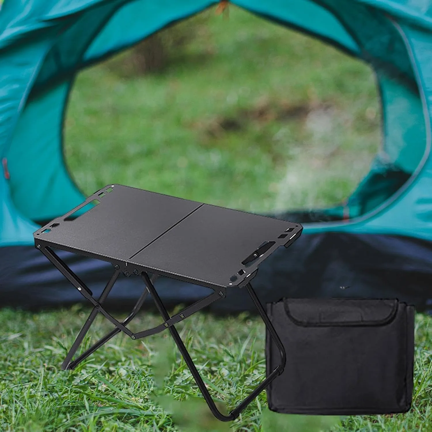 Folding Igt Table Outdoor Table Ultralight Compact Foldable Table Folding Table for Hiking Outdoor Backpacking Barbecue Patio