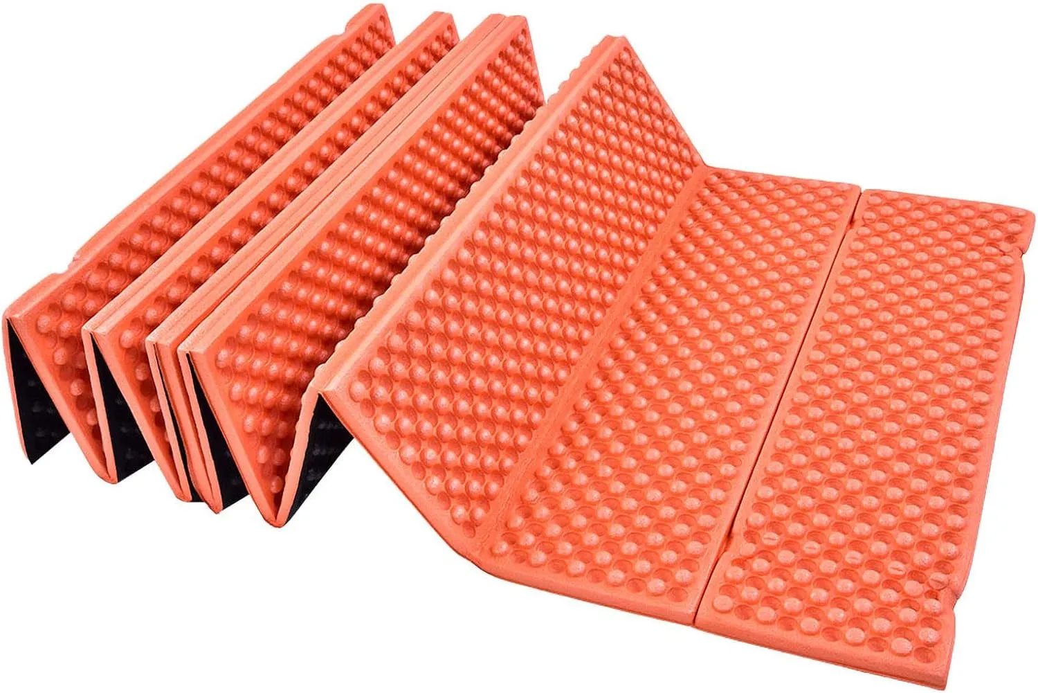 Folding Outdoor Foam Camping Mat, Lightweight Egg Cell Shape Sleeping Pad with Waterproof Mattress for Yoga Camping and Outdoor Sports