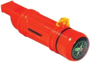 for 5In1 Emergency Plastic Pocket Camp Camping Compass Survival Tool Whistle Safety