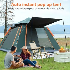 for Mesh Quick-Open Outdoor Automatic Oversized savings Tent Camping Ideal Family-Friendly Windows Machine learning with - Adventures