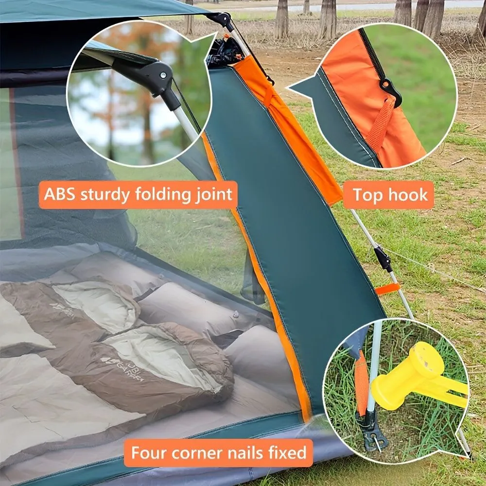 for Mesh Quick-Open Outdoor Automatic Oversized savings Tent Camping Ideal Family-Friendly Windows Machine learning with - Adventures