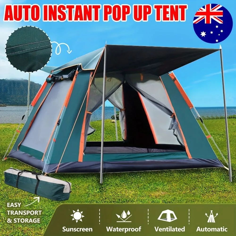 for Mesh Quick-Open Outdoor Automatic Oversized savings Tent Camping Ideal Family-Friendly Windows Machine learning with - Adventures