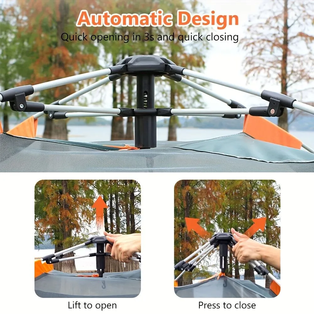 for Mesh Quick-Open Outdoor Automatic Oversized savings Tent Camping Ideal Family-Friendly Windows Machine learning with - Adventures
