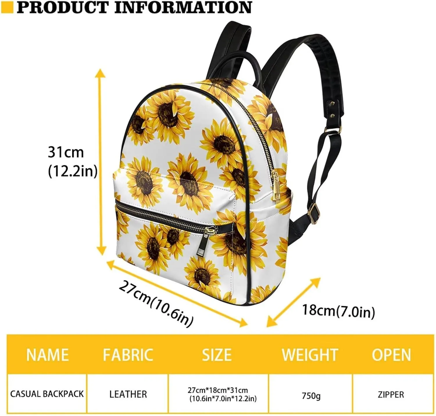 Forchrinse American Flag Cat Womens Backpack and Purse,Fashion 2 Piece Patriotic Small Leather Backpack Shoulder Bag with Long Purse RFID Blocking Wallet