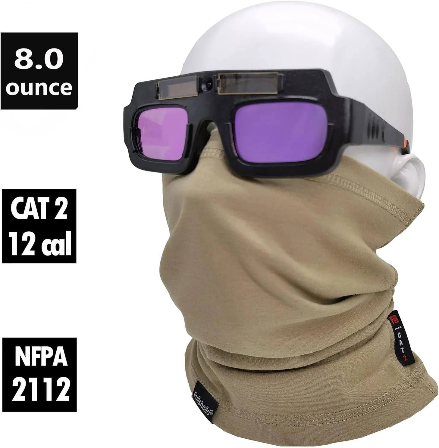 Fullsheild FR Flame Resistant Face Mask Full Cover Neck Gaiter Snood for Welding Hunting Army Military Working