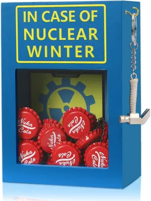 Funny Emergency Caps Stash w/ 30  Nuka Original Red Caps, Funny Gag Gift Box w/Hammer | Hilarious Christmas Gift, Unique Birthday Gifts, Funny Stocking Stuffers for Men and Women