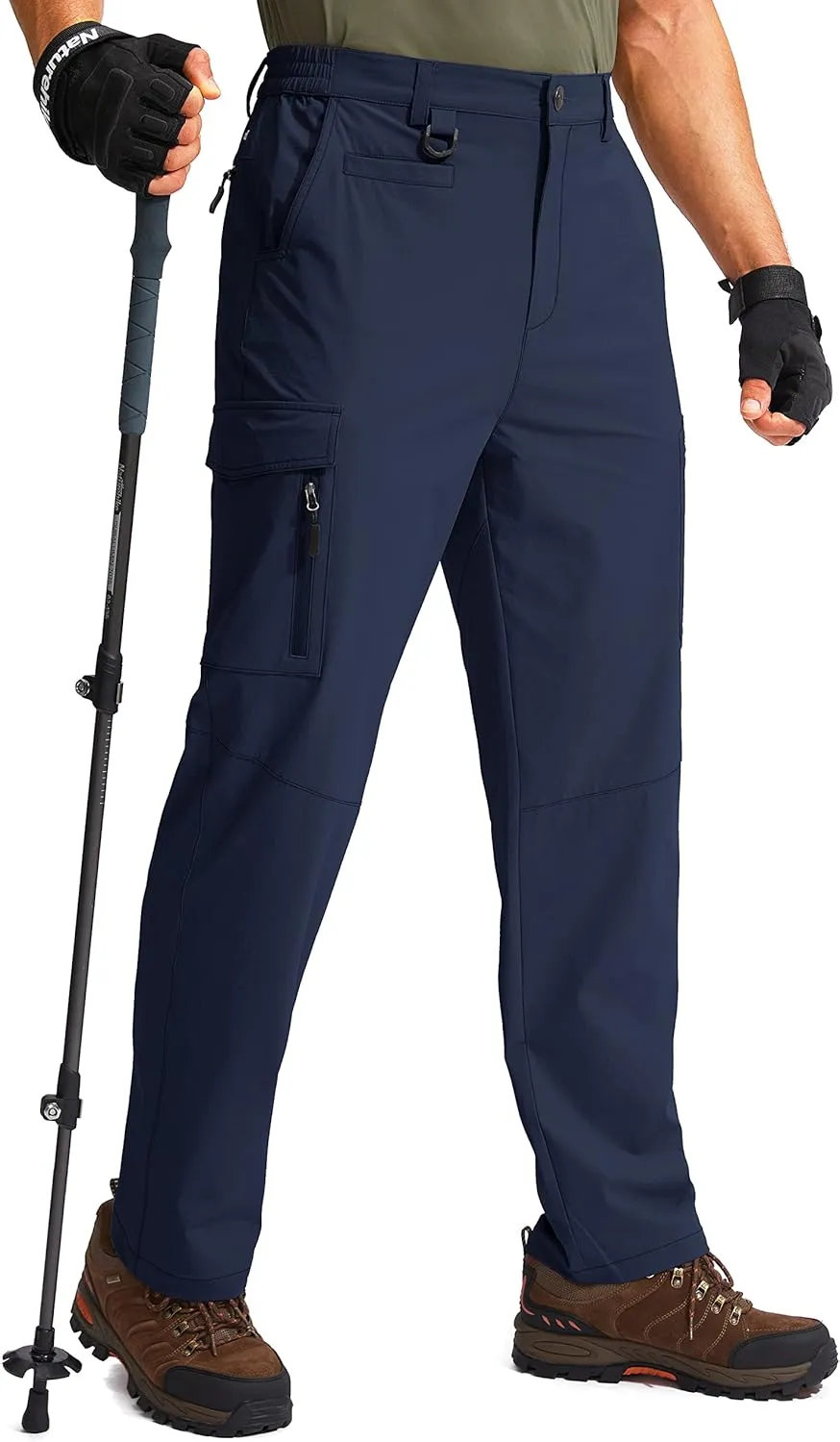 G Gradual Men's Hiking Cargo Pants Water Resistant Quick Dry Lightweight Outdoor Tactical Pants for Men with Multi Pocket