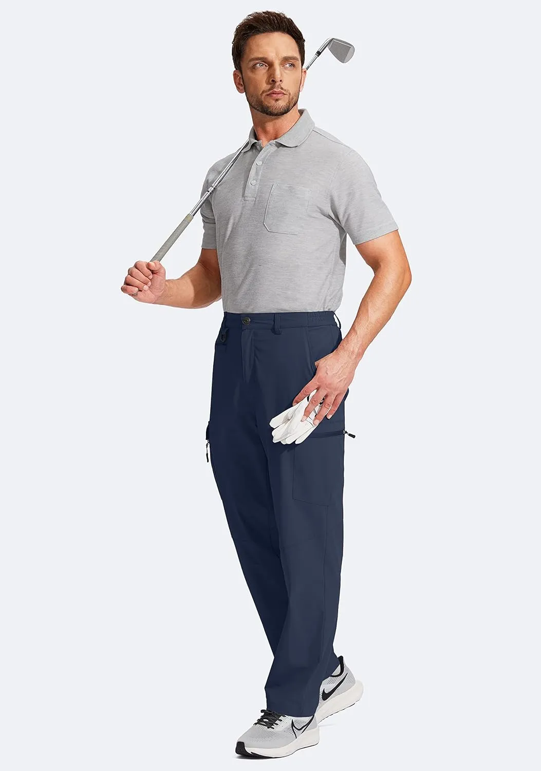 G Gradual Men's Hiking Cargo Pants Water Resistant Quick Dry Lightweight Outdoor Tactical Pants for Men with Multi Pocket