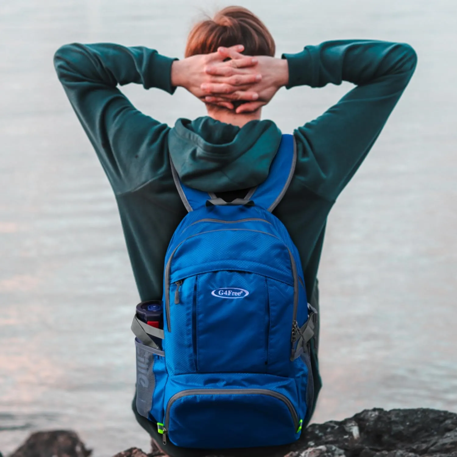 G4Free 40L Lightweight Packable Hiking Backpack, Waterproof Travel Daypack