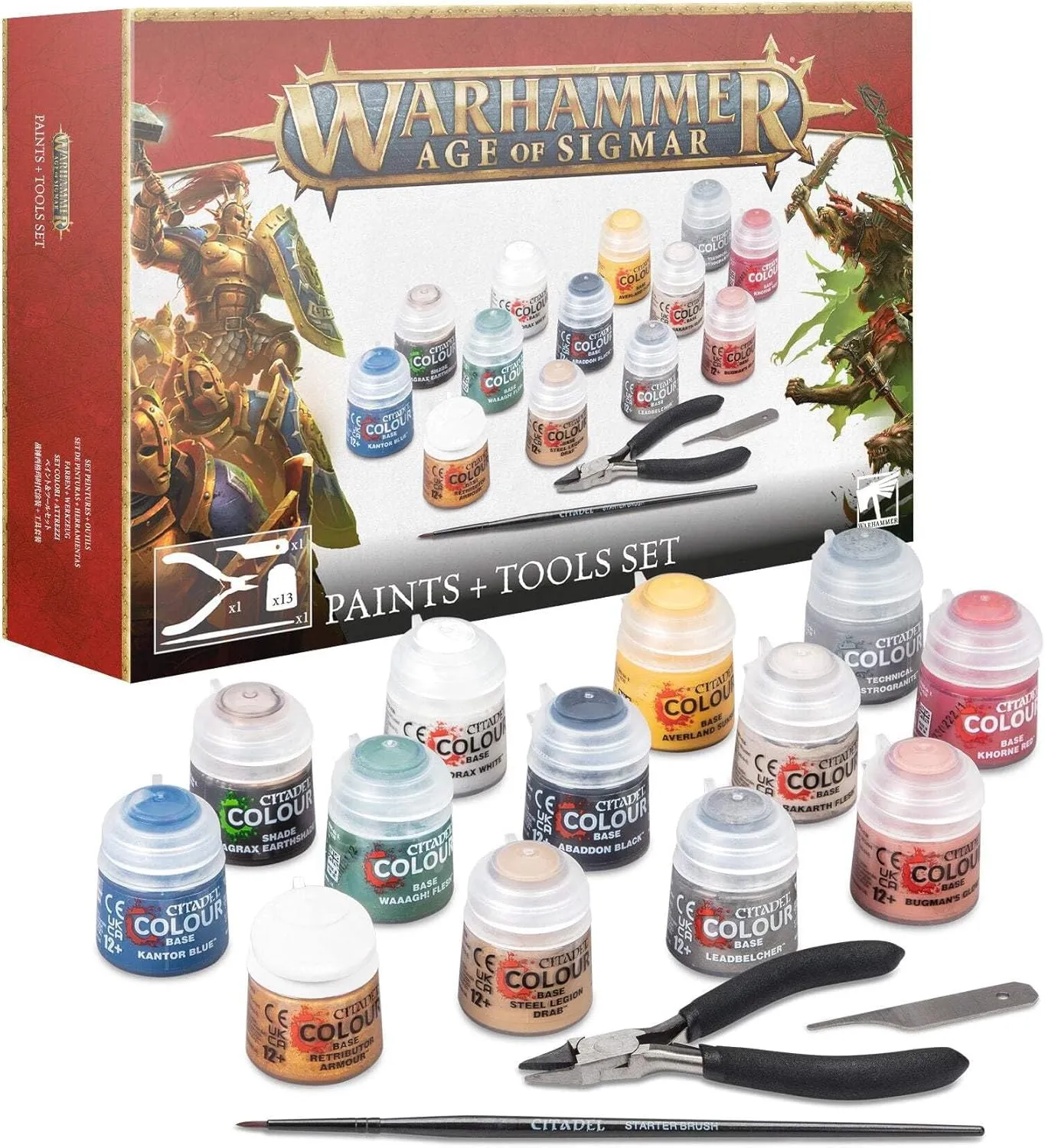 Games Workshop - Warhammer - Age of Sigmar Paints   Tools (2024 3rd Edition)