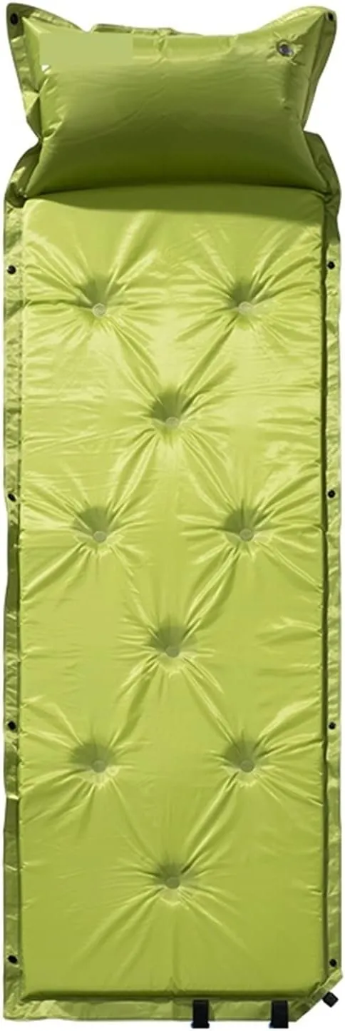 GaRcan Automatic Inflatable Mattress Portable Camping Mat Moisture-Proof Pad Ultralight Folding Bed Travel Sleeping Mat (Green 1 Person)