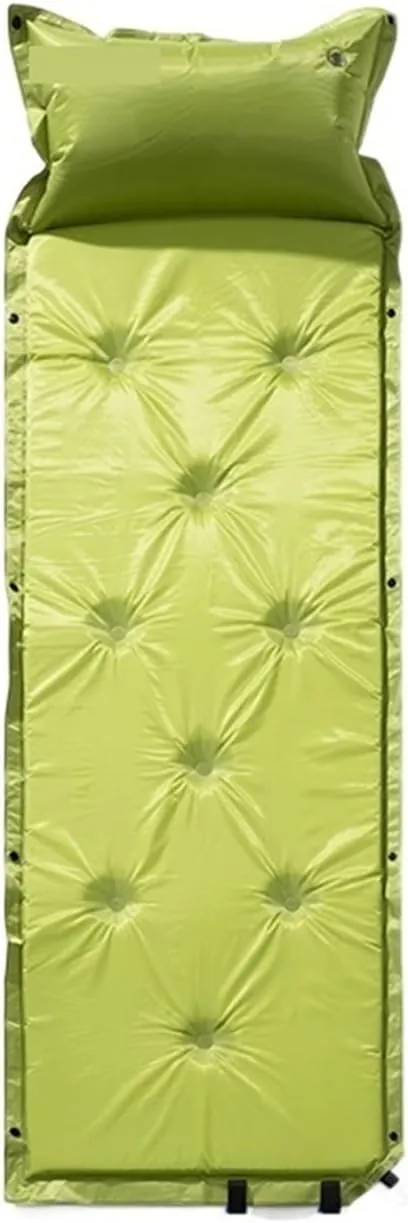 GaRcan Automatic Inflatable Mattress Portable Camping Mat Moisture-Proof Pad Ultralight Folding Bed Travel Sleeping Mat (Green 1 Person)