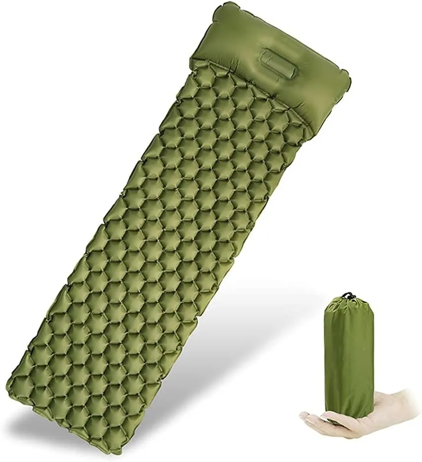 GaRcan Camping Mattress Inflatable Sleeping Pad Camping Mat Sleeping Cushion with Pillow Inflatable Sofa Air Mattress Beautiful Scenery